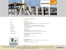 Tablet Screenshot of ingenieurbuero-hipp.de